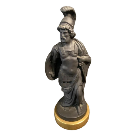 Mottehedah Black Basalt Figures Statues