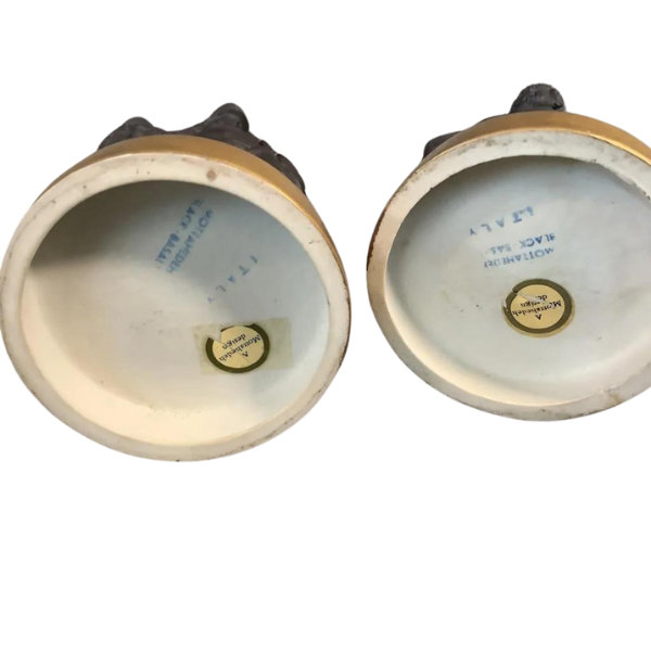 Mottehedah Black Basalt Figures Statues