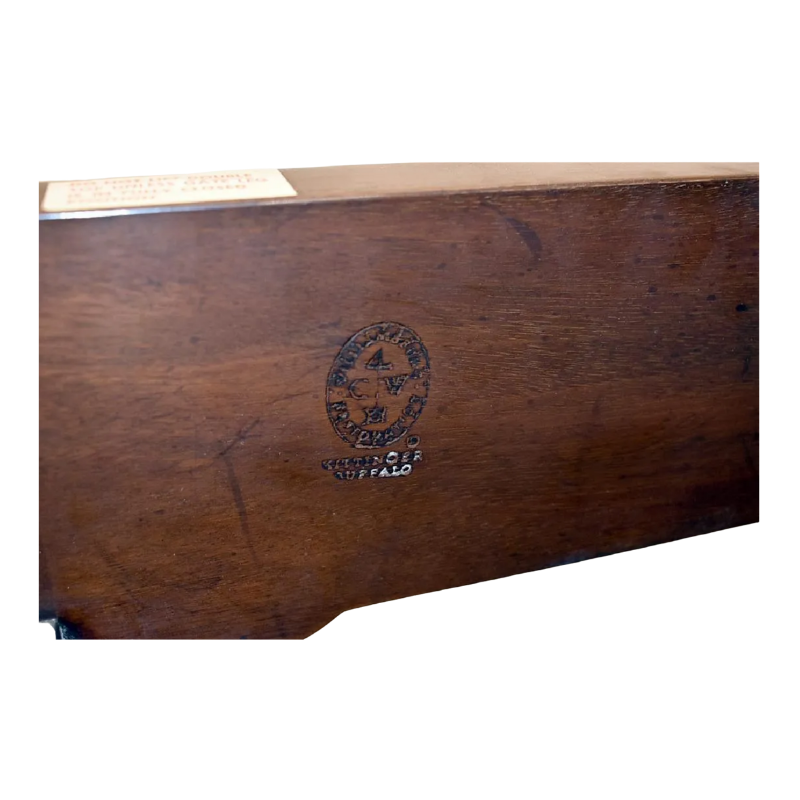 Kittinger Half Round Colonial Williamsburg CW-156 Mahogany Claw Foot Flip Top Games Table