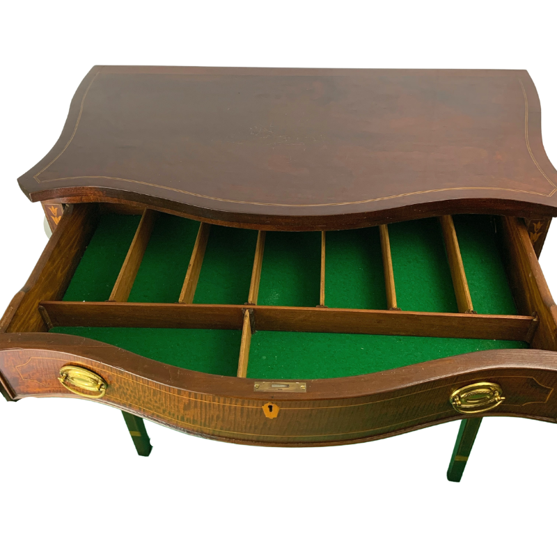 Potthast Bros Federal Inlaid Mahogany Server
