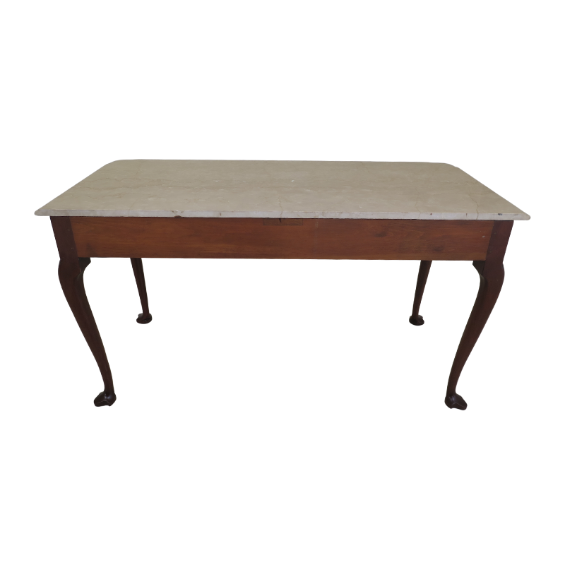 Kittinger Marble Top Colonial Williamsburg Mixing Console CW-155 Table