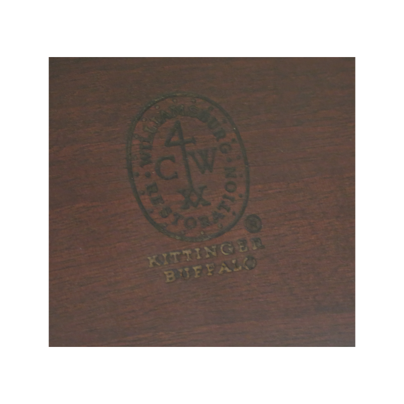 Kittinger Marble Top Colonial Williamsburg Mixing Console CW-155 Table