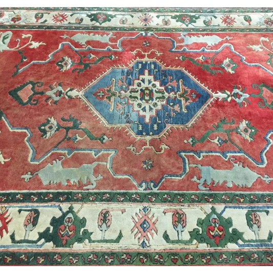 Turkish Serapi Handwoven Wool Rug