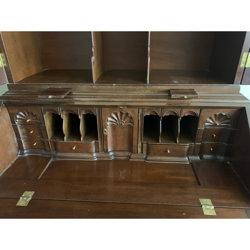 Kittinger Historic Newport Collection Mahogany Chippendale Secretary Desk