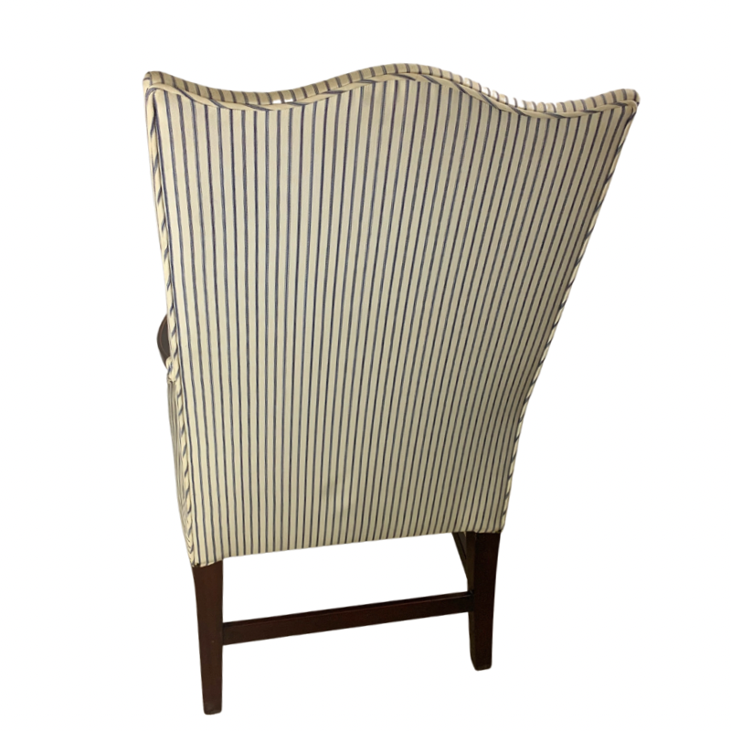 Kindel Winterthur Mahogany Lolling Chair Pair