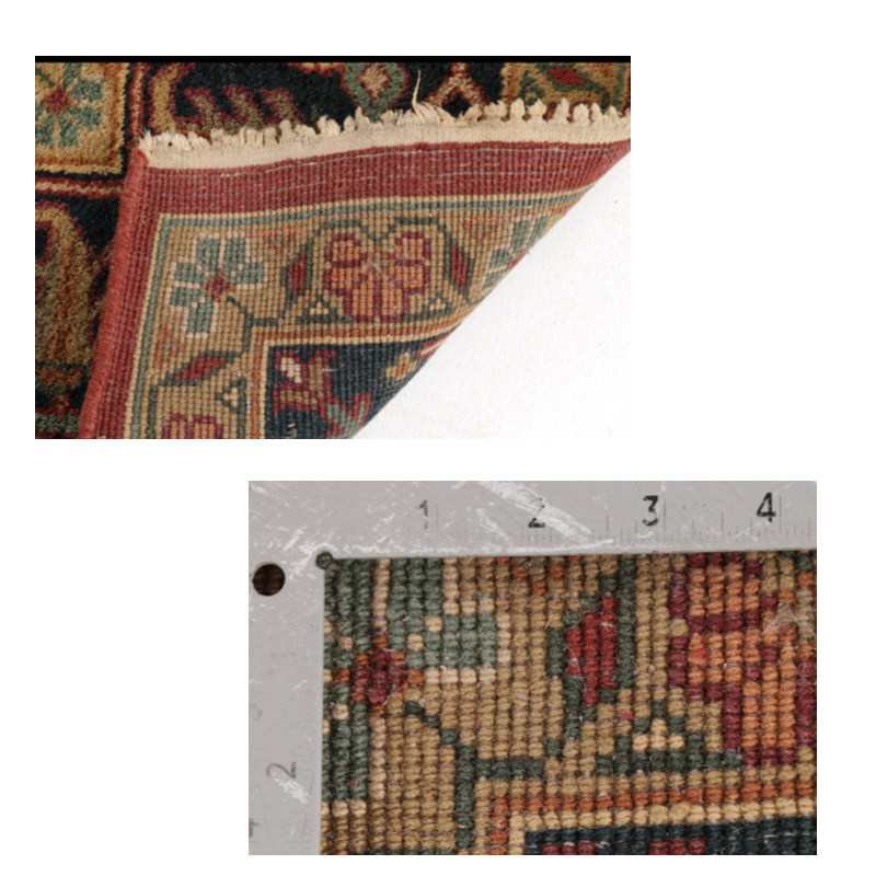 Hand knotted Wool Serapi Heriz Indian Rug 10 x 8