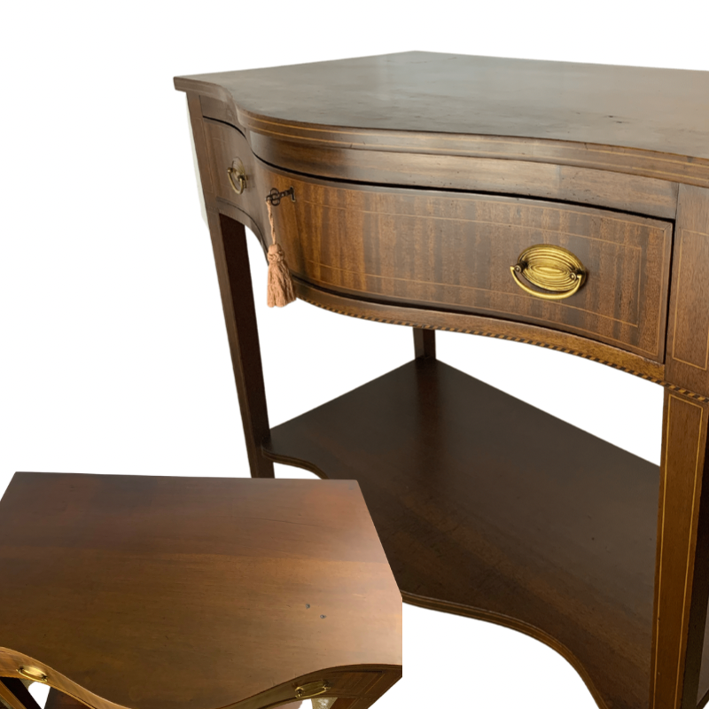 Kittinger Biggs Bow Front Mahogany Server