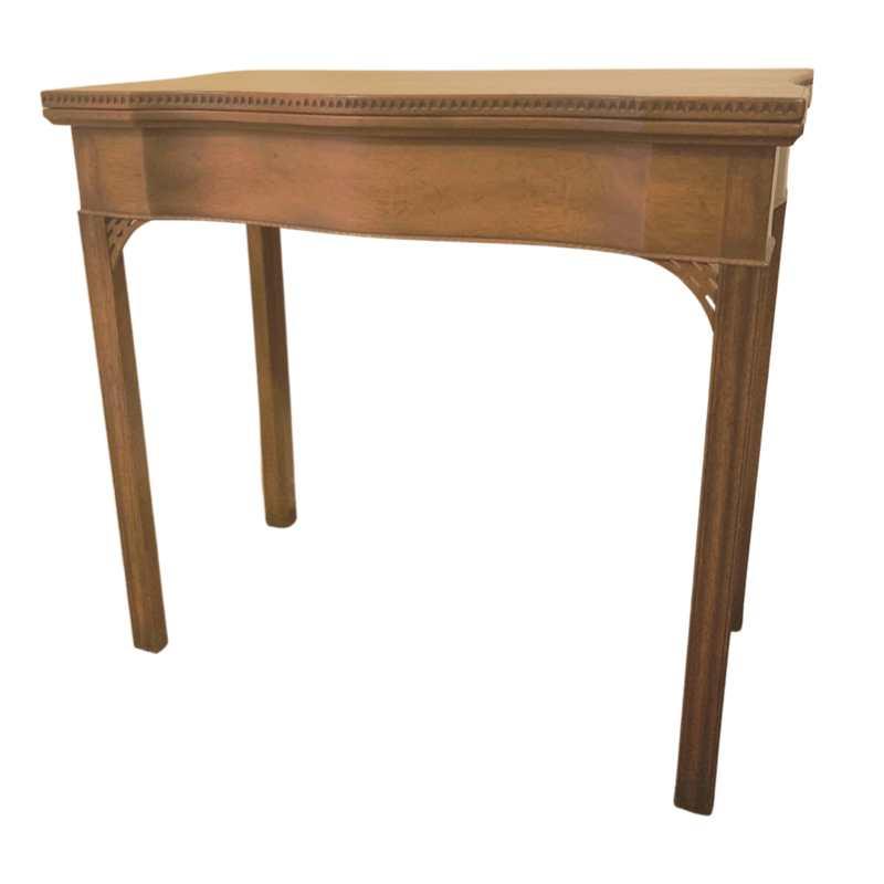 KITTINGER Colonial Williamsburg Mahogany Flip Top Table CW3 Card Table