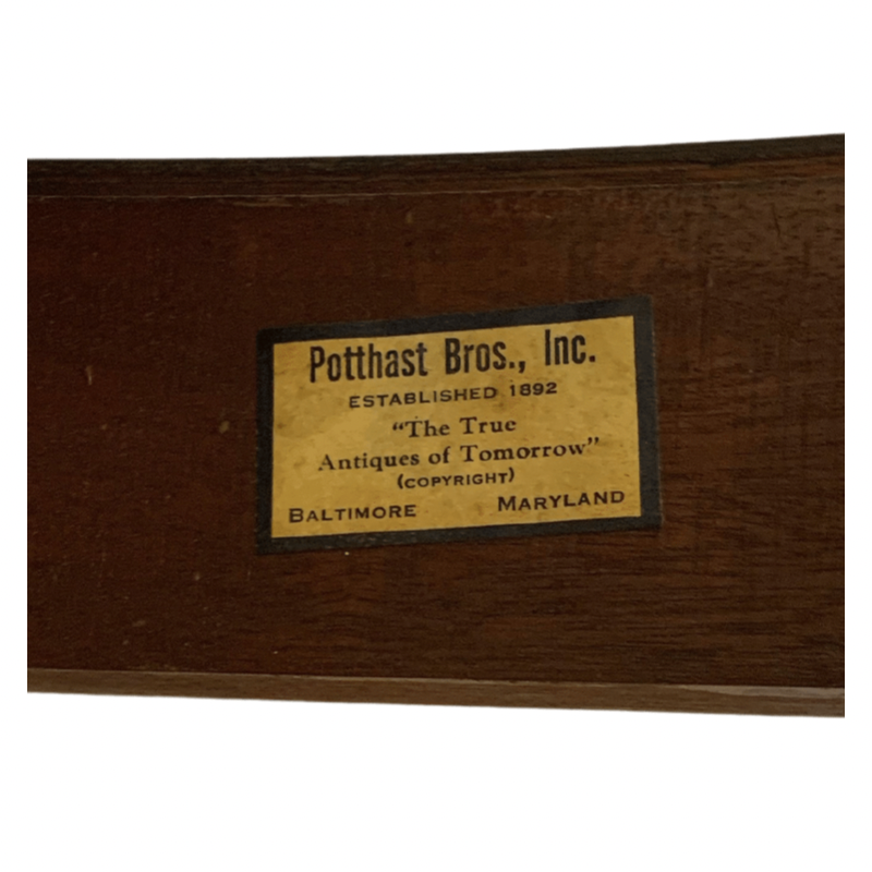 Potthast Brothers Carved Mahogany Chair