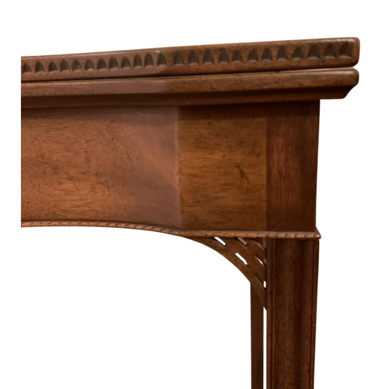 KITTINGER Colonial Williamsburg Mahogany Flip Top Table CW3 Card Table