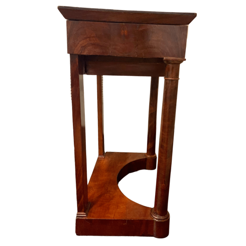 French Mahogany Work Table Nightstand