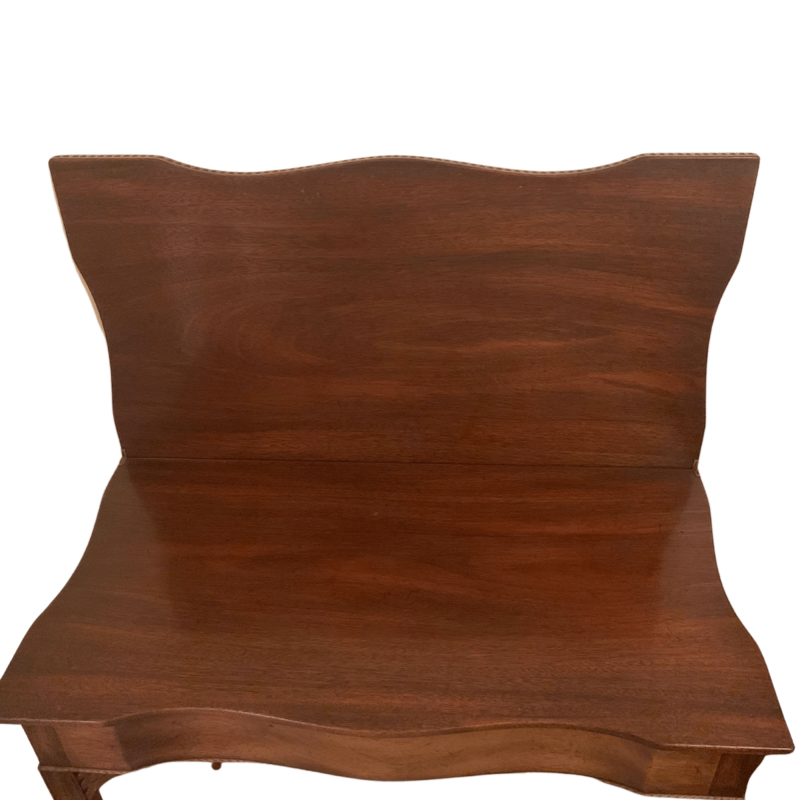 KITTINGER Colonial Williamsburg Mahogany Flip Top Table CW3 Card Table