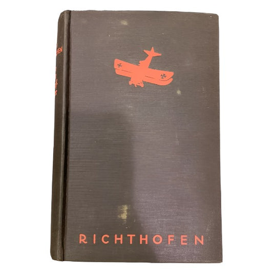 Baron Von Richthofen The Red Baron WWI Fighter Pilot Ace Autobiography (German Language) First Edition Book
