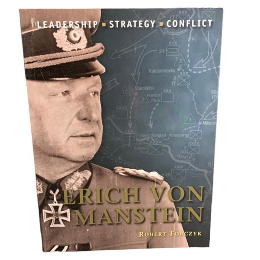 Erich Von Manstein Osprey Command Series Paperback Book