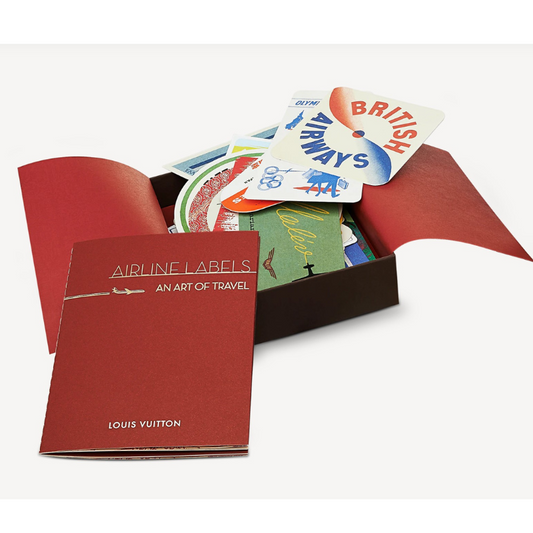 Louis Vuitton Vintage Boxed Set of 30 Airline Labels