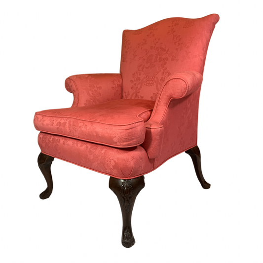 Biggs Richmond Hill Old Dominion Mahogany Pink Damask Bedroom Chair